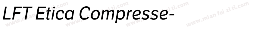 LFT Etica Compresse字体转换